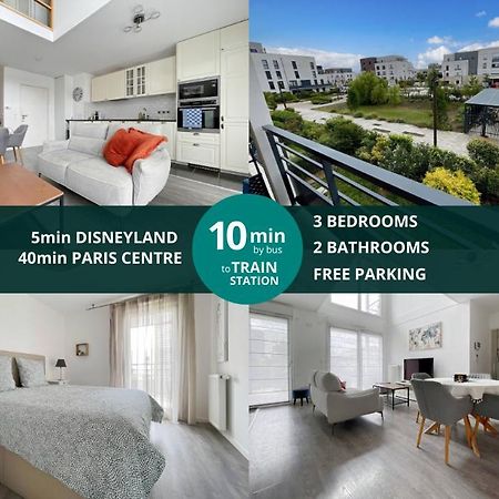 Le Colisee - Appartement Duplex Pour 6 A Disneyland Paris Montevrain Luaran gambar